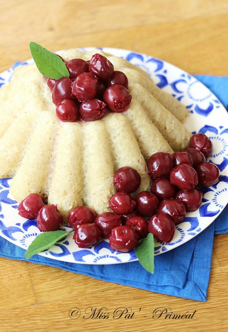 Recette bio : Gâteau de riz aux cerises