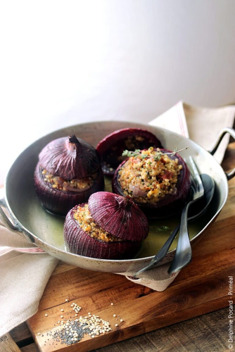 Oignons farcis au quinoa