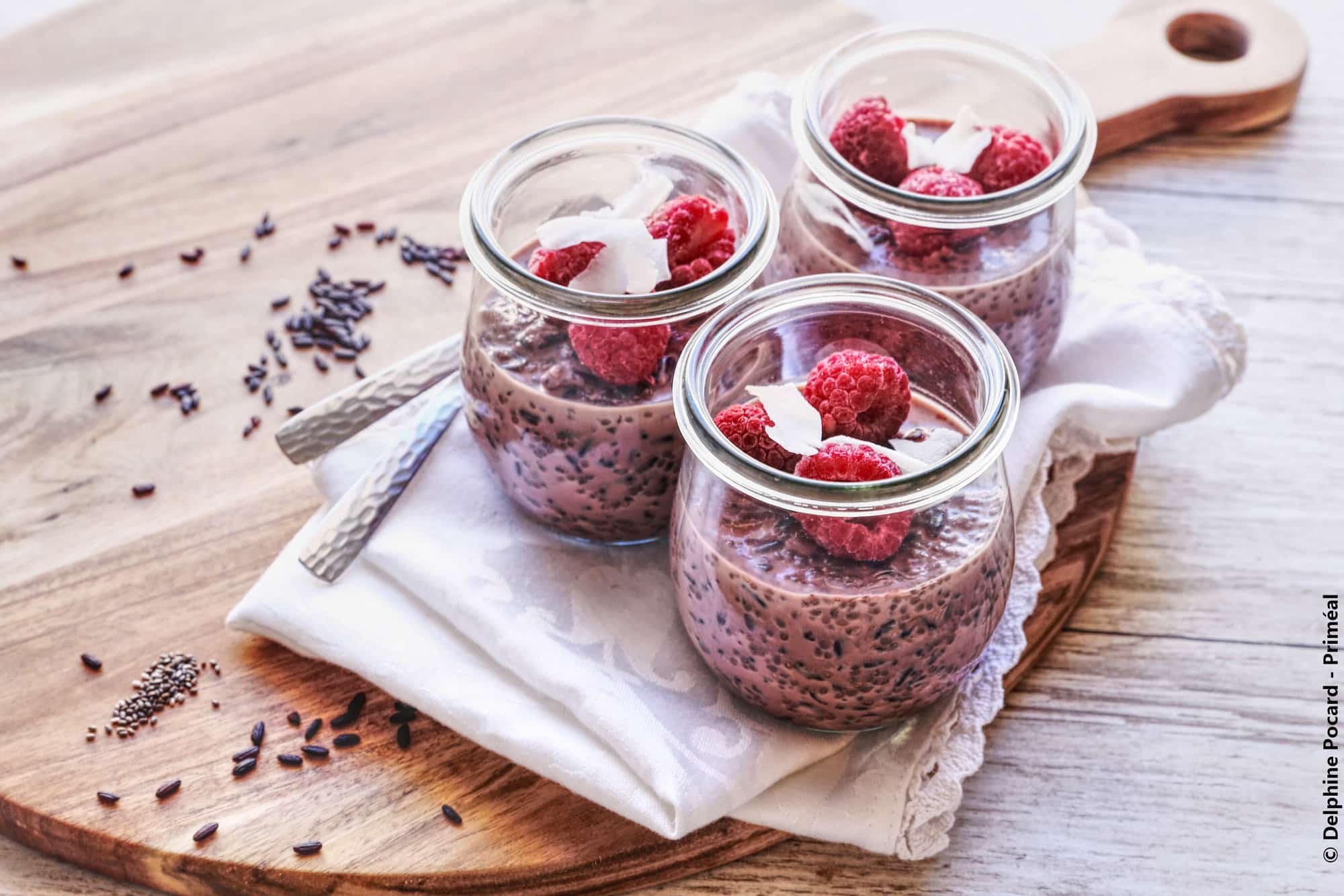 Chia pudding au riz Nérone
