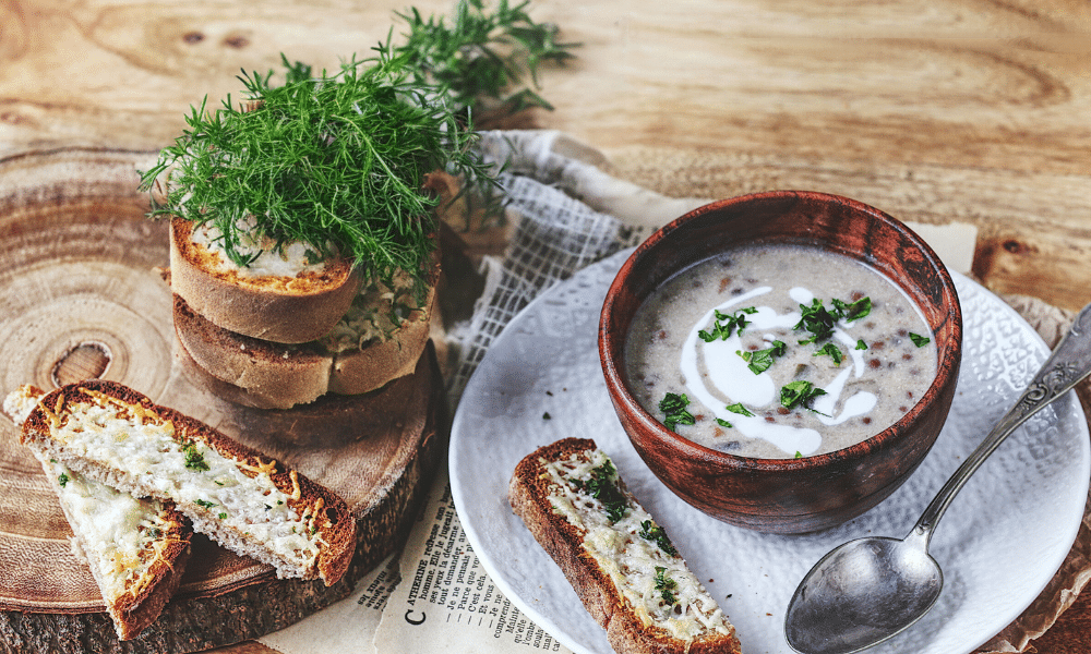 Soupe veloutée de lentilles et coco