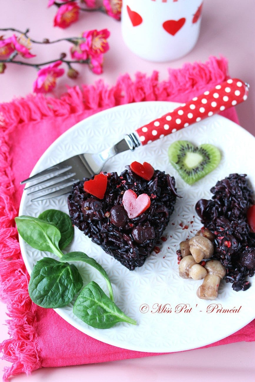 Recette bio : Risotto Nérone de Saint Valentin