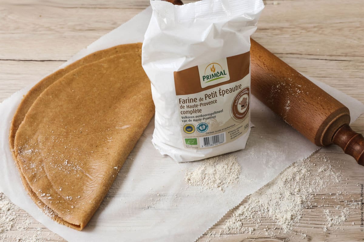 Pâte brisée bio à la farine d’épeautre