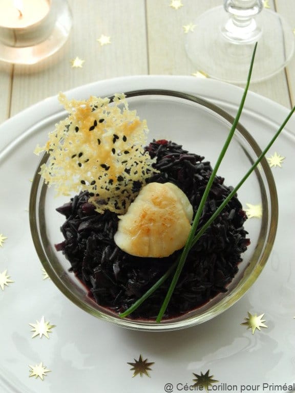 Riz noir Saint jacques
