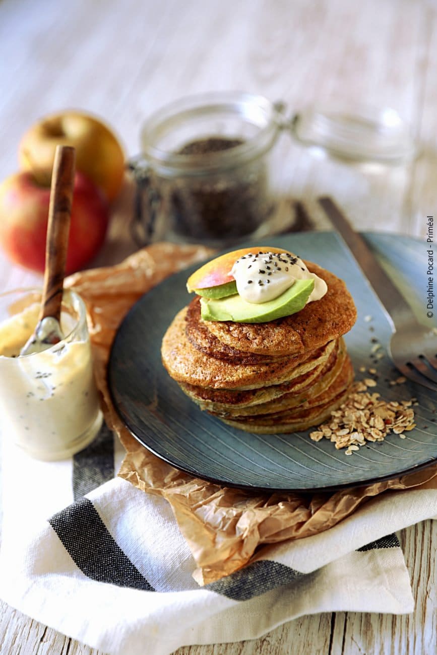 Blinis veggie au Mix’Galettes Quinoa & Pois Chiches