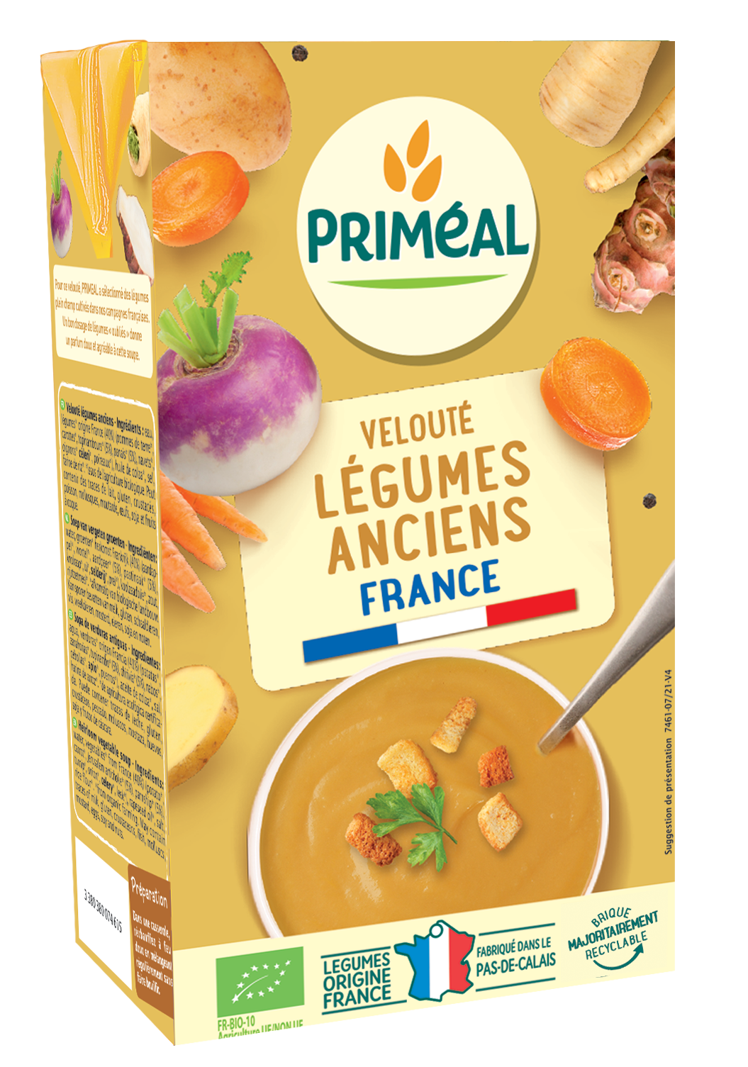 VELOUTE DE LEGUMES ANCIENS 1L