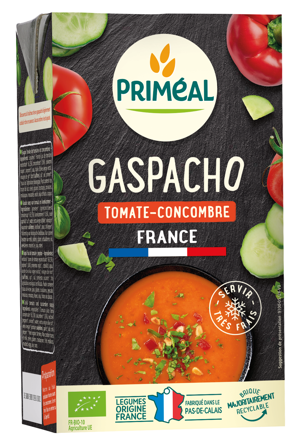 GASPACHO TOMATE CONCOMBRE 1L